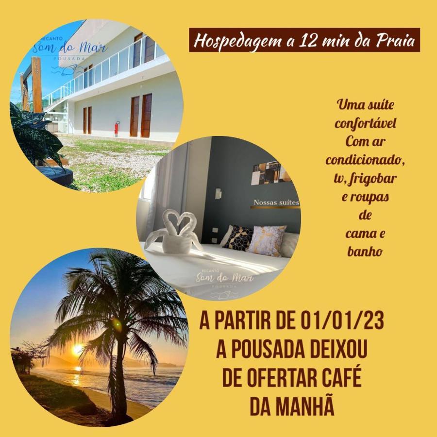 קרגואטטובה Pousada Recanto Som Do Mar מראה חיצוני תמונה